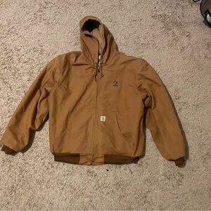 Carhartt Tan Hooded Field Jacket